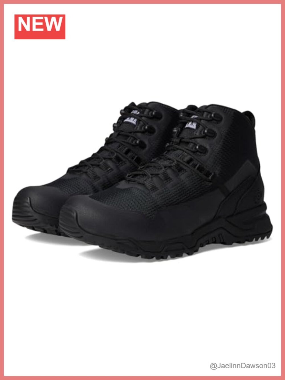 Unisex Tactical Lace-Up Boot Quick Dry Mesh Slip Resistant Ankle Boot